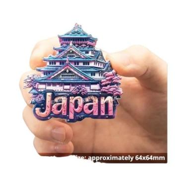 Imagem de Imã De Geladeira De Souvenir De Viagem Japonês, Adesivos De Resina De 