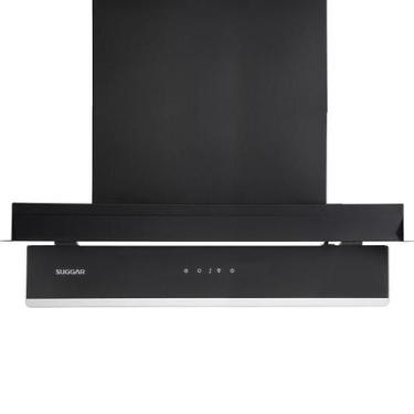 Imagem de Coifa de Embutir Suggar Titanium 90cm Preto com Painel Móvel, 110V