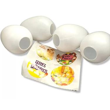Imagem de Casquinha Ovo Páscoa Ovinhos De Páscoa Plástico - Kit C/16