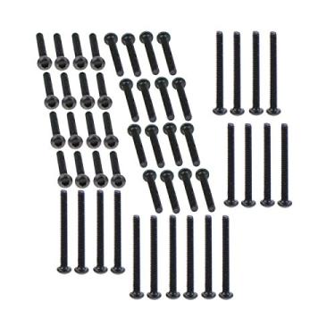 Imagem de Parafusos sextavados com cabeça de botão de liga de aço grau 10,9, M2X20, Black