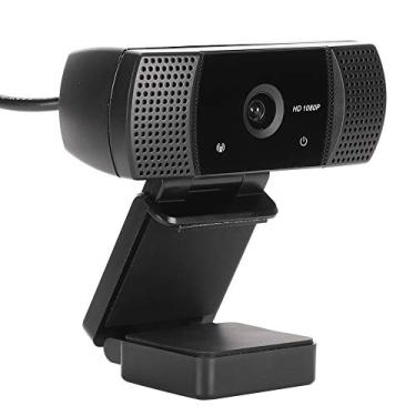 Imagem de Webcam USB, Webcam USB 2.0 1920x1080 HD, para Notebook Office Online Ensino Computador Desktop (preto)
