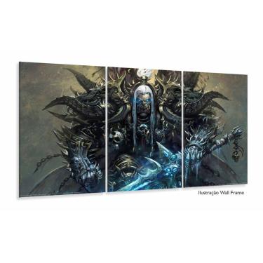 Imagem de Quadro Decorativos Warcraft Com 3 Peças 125x60 M03