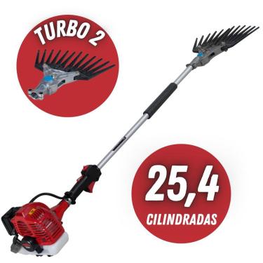Imagem de Derriçadeira Premium Kawashima Com Motor M-2600 25cc á Gasolina 2 Tempos Haste Curta 1100mm + KIT Garra Simples Nakashi Ideal Para Fazendas de Café