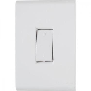 Imagem de Conjunto 4x2 com 1 Interrup Bipolar Tramontina Liz 10A 250V