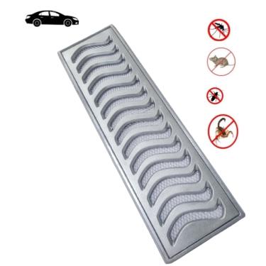 Imagem de Grelha Pluvial 15x50 Elite com Suporte e aro de fixação  - Alumínio Escovado  - ZNubi Grelhas & Cia