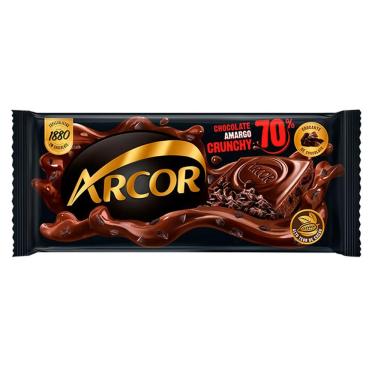 Imagem de Chocolate Arcor Amargo Crunchy 70% 80g