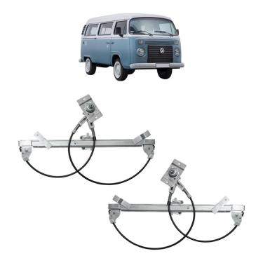 Imagem de Par Máquina Vidro Manual Kombi Carat 2008 2009 10 11 12 2013