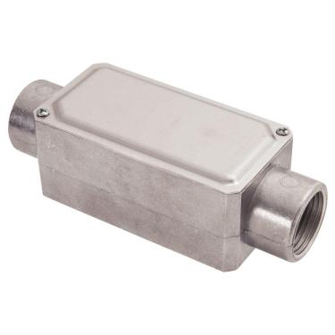 Imagem de Condulete fixo 1" tipo "C" - com tampa / rosca BSP / sem pintura Tramontina