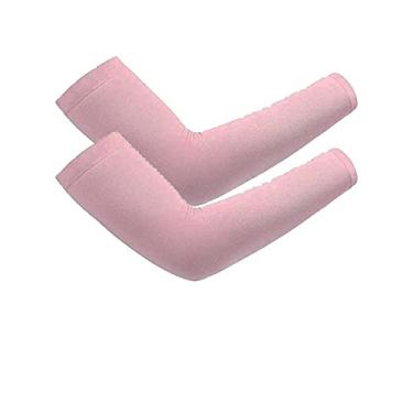 Imagem de Proteção de resfriamento de compressão unissex mangas de sol capa de braço longo aquecedores antiderrapantes para esportes ao ar livre capa de protetor solar tatuagem, 1 par (sem dedo) pk, 1 tamanho para 70.200 kg