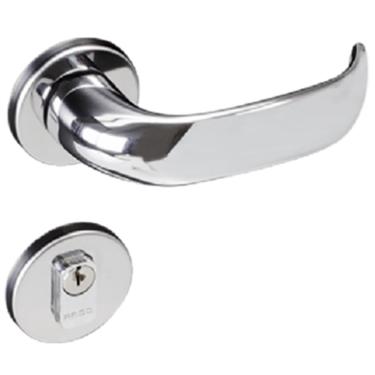 Imagem de Fechadura Manual Externa Contemporânea Cromada Pado 500-90E