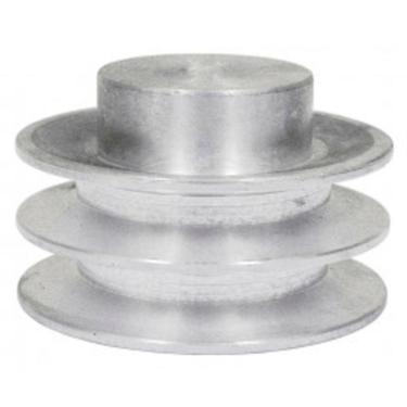 Imagem de Polia Alumínio 110mm 2 Canais Perfil A - Vonder