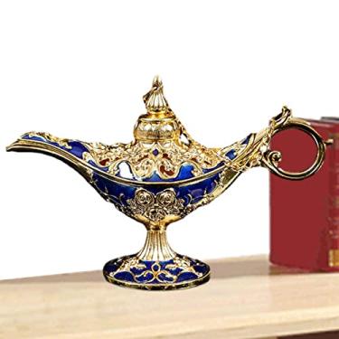 Imagem de Lâmpada mágica do,Light Colecionável - Lâmpada luz mágica gênio colecionável vintage para decoração mesa casa, belo presente para enina