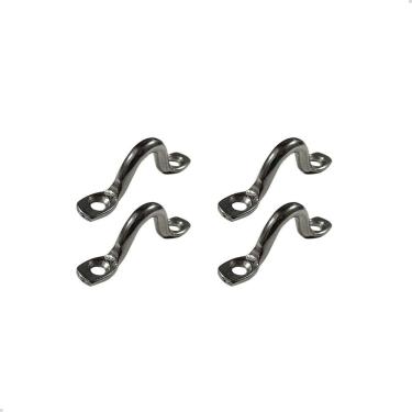 Imagem de Alça Porta Defensa Inox 5mm Barco SeaRiver Kit C/4