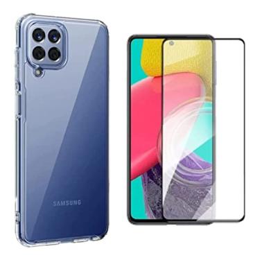 Imagem de Capa Capinha + Película De Vidro 3d Para Samsung Galaxy M53 5g - (HARD GLASS STORE)