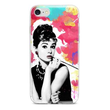 Imagem de Capinha Capa para celular Audrey Hepburn 9 - Iphone 4 / 4s