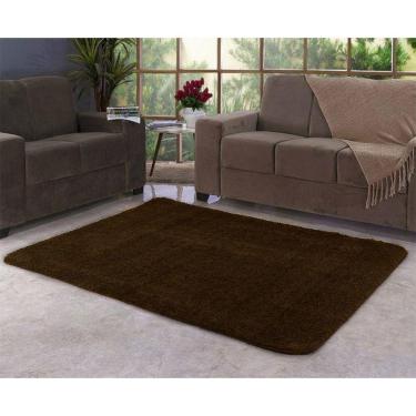 Imagem de Tapete Escritório 1,50 X 2,00m Macio Antider. Chocolate