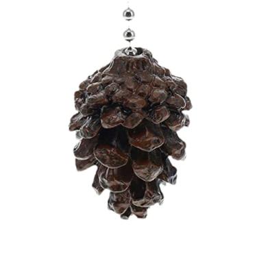 Imagem de Corrente rústica de pinha para ventilador de teto - decoração de cabana