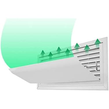 Imagem de Defletor De Ar Condicionado Para Ar Condicionado Central, Defletor De Ar AC Ajustável Adequado Para Registro E Grade Do Ar Condicionado Central, Evitar Que O Ar Frio Sopre Em Linha Reta,Compriment