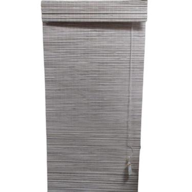 Imagem de Persiana Bambu Romana Block Natural 100 (L) X 160 (A) cm Cortina Madeira C/ Bandô 1,00...