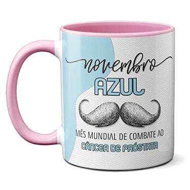 Imagem de Caneca Novembro Azul Mês Mundial Do Combate À Próstata (Rosa)