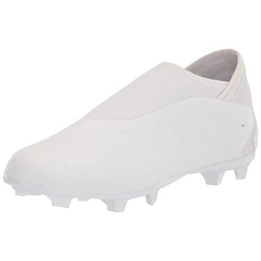 Imagem de adidas Tênis unissex Accuracy.3 Firm Ground, Branco/Preto (Sem cadarço), 5.5 Women/4.5 Men