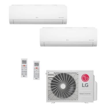 Imagem de Ar Condicionado Multi-Split LG Inverter 18.000 BTU/h (1x 7.200 e 1x 11.900) Quente/Frio 220V LG