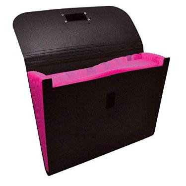 Imagem de Pasta Sanfonada A4 12Divisões Unitario, DAC, Pasta Sanfonada A4 12Divisões Unitario 658PP-RS, Rosa, 658PP-RS