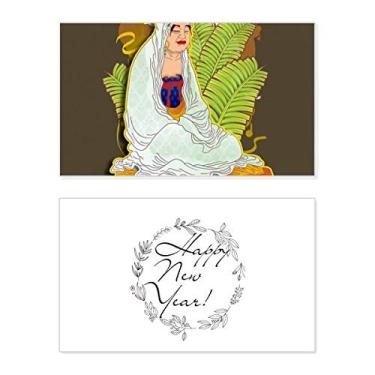 Imagem de Religion Deighteen Arhats Ilustration Pattern New Year Festival Greeting Card Bless Message Gift