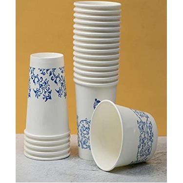 Imagem de Copo descartável doméstico 1001 copo de papel revestido de PE, copo de papel espesso, personalizado, polpa de madeira 100% original