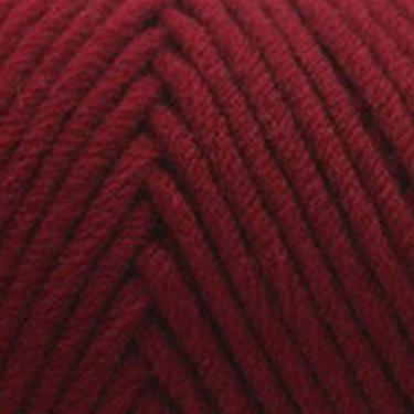 Imagem de Grey990 1,2 mm fio de lã de algodão macio tricotado à mão crochê DIY para tricô suéter cachecol chapéu -100 g/bola vinho tinto