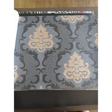 Imagem de Papel De Parede Lavável Verde Arabesco Preto