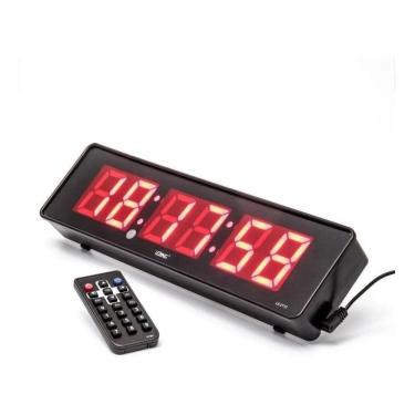 Imagem de Cronometro Relógio Digital Parede Mesa Controle Competição