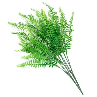 Imagem de Kit 6 Ramos Decoração Arranjo Samambaia 42cm