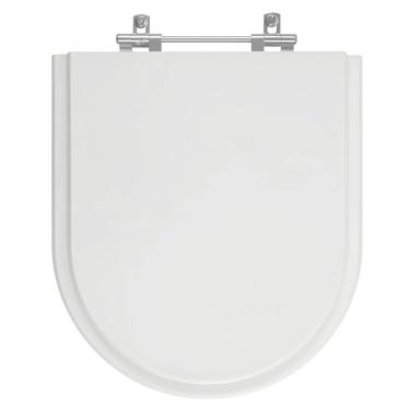 Imagem de Assento Sanitário Riviera Cinza Prata para vaso Celite