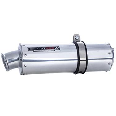 Imagem de Escape/Ponteira Coyote RS3 Alumínio Oval - GSX 750 F 1998 até 2009 - Polido