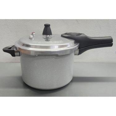 Imagem de Panela de  Pressão Gris com Indução 4,2L Brinox