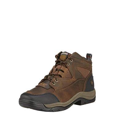 Imagem de Ariat Men's Terrain Wide Square Toe Steel Toe Work Boot, Distressed Brown, 13 D US