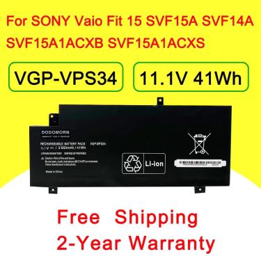 Imagem de Bateria para SONY Vaio  VGP-BPS34  Fit 15  SVF15A  Série SVF14A  Série SVF15A1ACXB  SVF15A1AC  XS