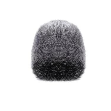 Imagem de ZEZEFUFU Microfone artificial, protetor de para-brisas peludo, cobertura de vento com espuma para reduzir o ruído do vento para Blue Yeti