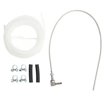 Imagem de Kit de tubo vertical de tanque de combustível, kit de tubo de suporte de tanque de combustível para carro, aquecedor de tubo de suporte de tanque de combustível de cobre e borracha para a maioria dos
