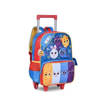 Imagem de Mochila de Rodinhas Bolofofos Infantil Escolar Creche