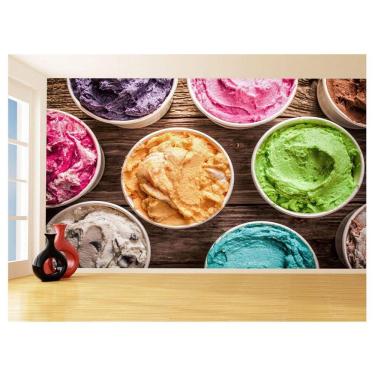 Imagem de Papel De Parede 3D Alimentos Sorveteria Sorvete 3,5M Al377