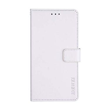 Imagem de Capa compatível com Lenovo K13 Note, capa carteira de couro com compartimento para cartão, suporte e fecho magnético, capa para Lenovo K13 Note