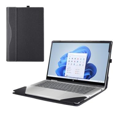 Imagem de Capa para notebook Hp ProBook 450 G10 G9 G8 2023-2021 / ProBook 455 G10 G8 G9 Capa protetora de couro PU 2 em 1 (cinza)