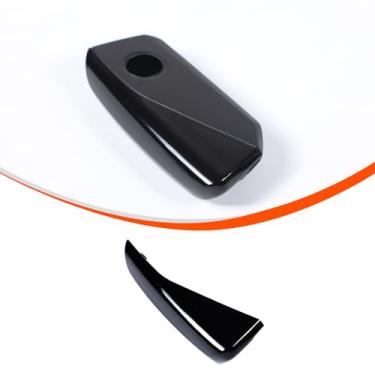 Imagem de Capa de substituição de chave de carro compatível com BMW X5 X6 2024/2 3 5 7 X1 X7 iX i7 XM 2023 2024 Plástico ABS BMW Key Side Strip Acabamento de substituição, para acessórios de chave BMW (preto