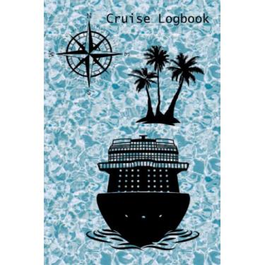 Imagem de Diário de bordo de cruzeiro memórias de navio oceano, palmeiras: caderno com 120 páginas pautadas formato A5
