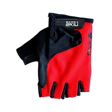 Imagem de Luva Ciclismo SS Race II Skin Sport Vermelha e Preta Dedo Aberto