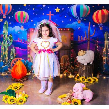 Imagem de Vestido Junino Noivinha