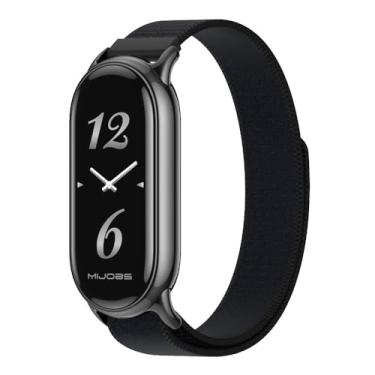 Imagem de MIJOBS Pulseira de substituição respirável para Xiaomi Mi Band 10/9/8 para Mi Fit Band 9 SmartWatch para mulheres e homens