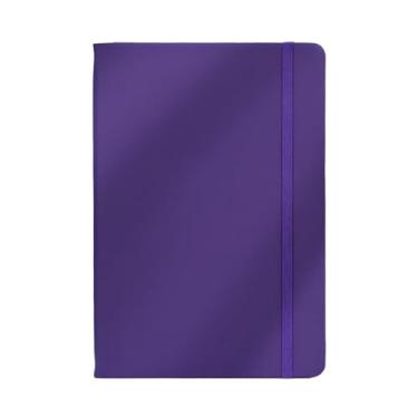 Imagem de Joucien Caderno minimalista criativo para escritório comercial caderno A5 alça Ledger-(100 folhas) alças A5s_ roxo